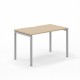 Nova U Scalloped Edge Bench Desk